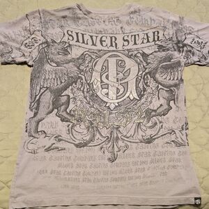 Silver Star Casting Co, Georges St-Pierre Graphic Men's Shirt - Gray